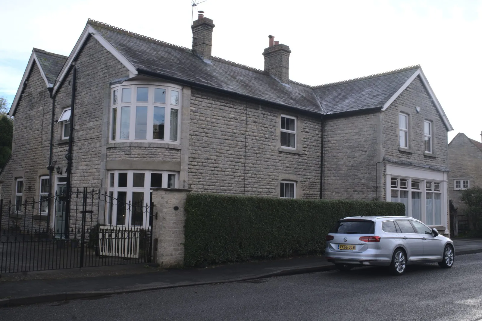 Bay windows on a UK home